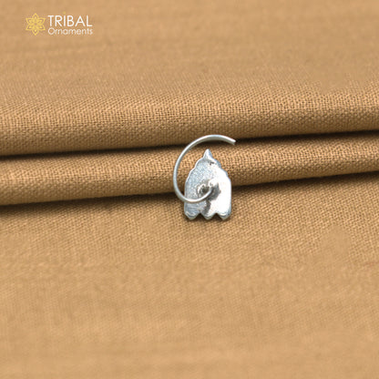 925 sterling silver vintage stylish design nose pin ethnic tribal jewelry np143