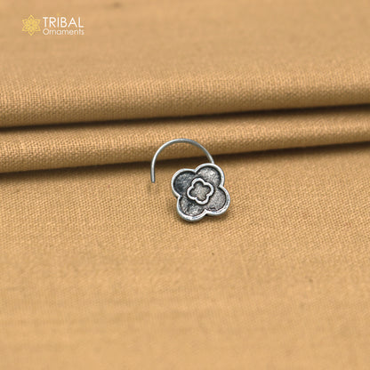 925 sterling silver vintage stylish design nose pin ethnic tribal jewelry np144