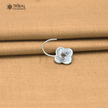 925 sterling silver vintage stylish design nose pin ethnic tribal jewelry np144