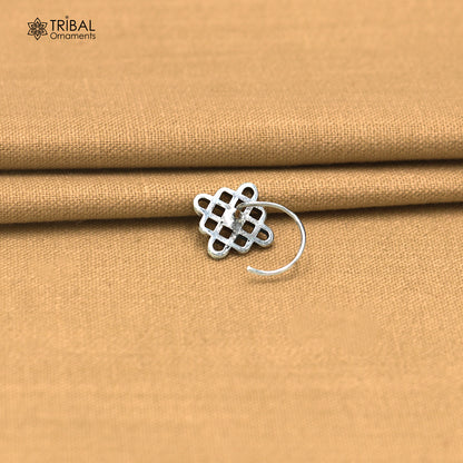 925 sterling silver vintage stylish design nose pin ethnic tribal jewelry np145