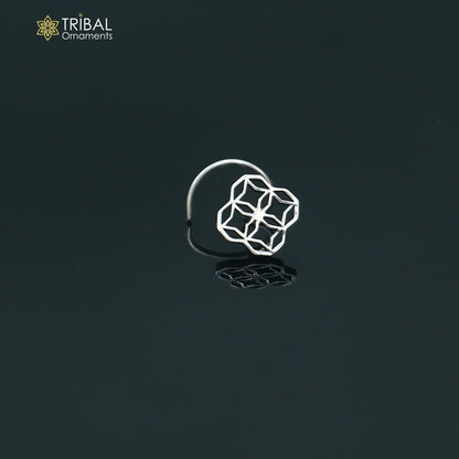 925 sterling silver vintage design nose pin ethnic tribal jewelry np148