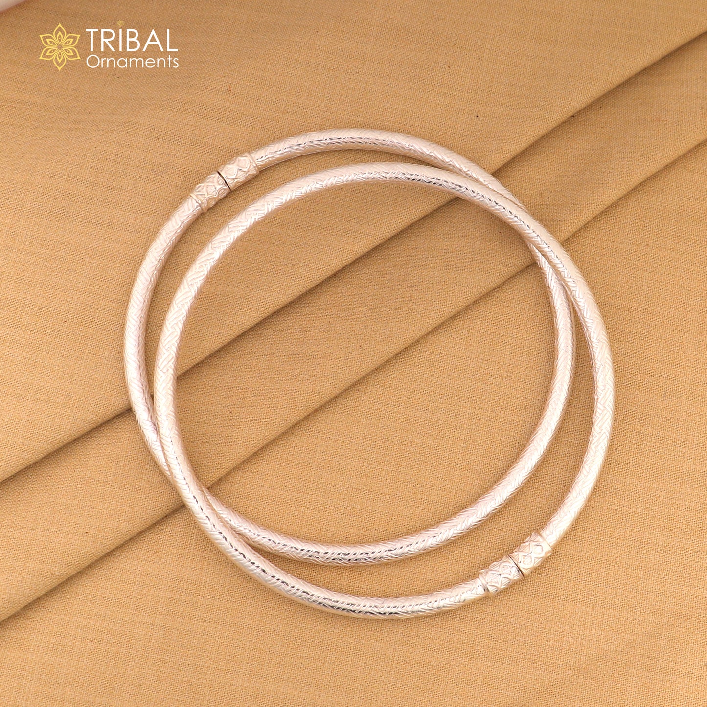 925 Sterling silver checks design traditional women's customized foot kada ankle kada bracelet tribal jewelry nsfk146