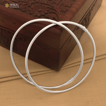 925 sterling silver plain shiny ball design customized foot ankle kada jewelry nsfk167