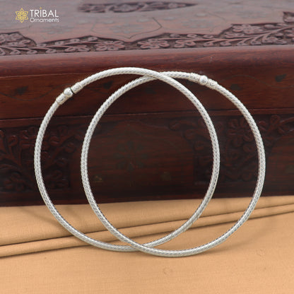 925 sterling silver shiny ball design customized foot ankle kada jewelry nsfk173