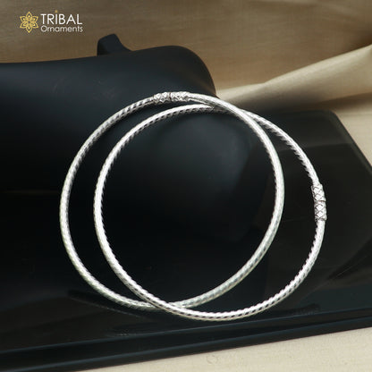 925 sterling silver shiny customized foot ankle kada jewelry nsfk179