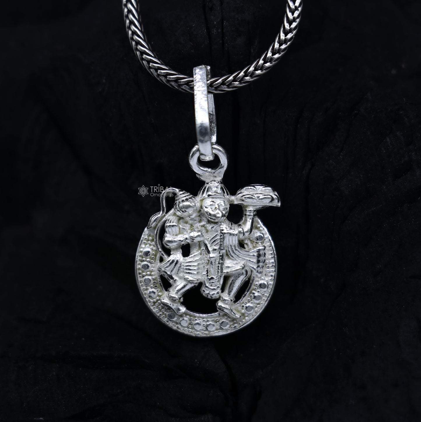 925 pure silver lord BAL HANUMAN pendant best gifting pendant, wheat chain necklace locket best gifting delicate unisex  jewelry  Nsp846