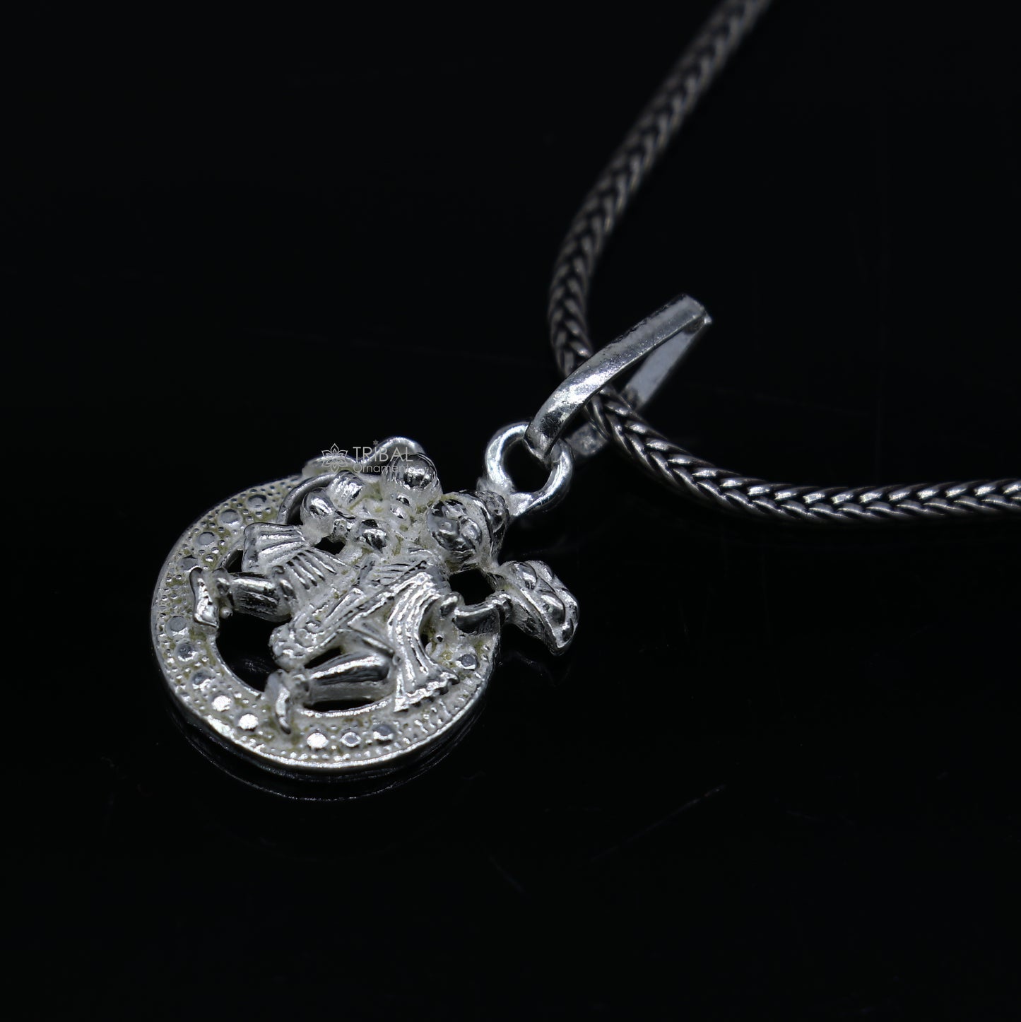 925 pure silver lord BAL HANUMAN pendant best gifting pendant, wheat chain necklace locket best gifting delicate unisex  jewelry  Nsp846