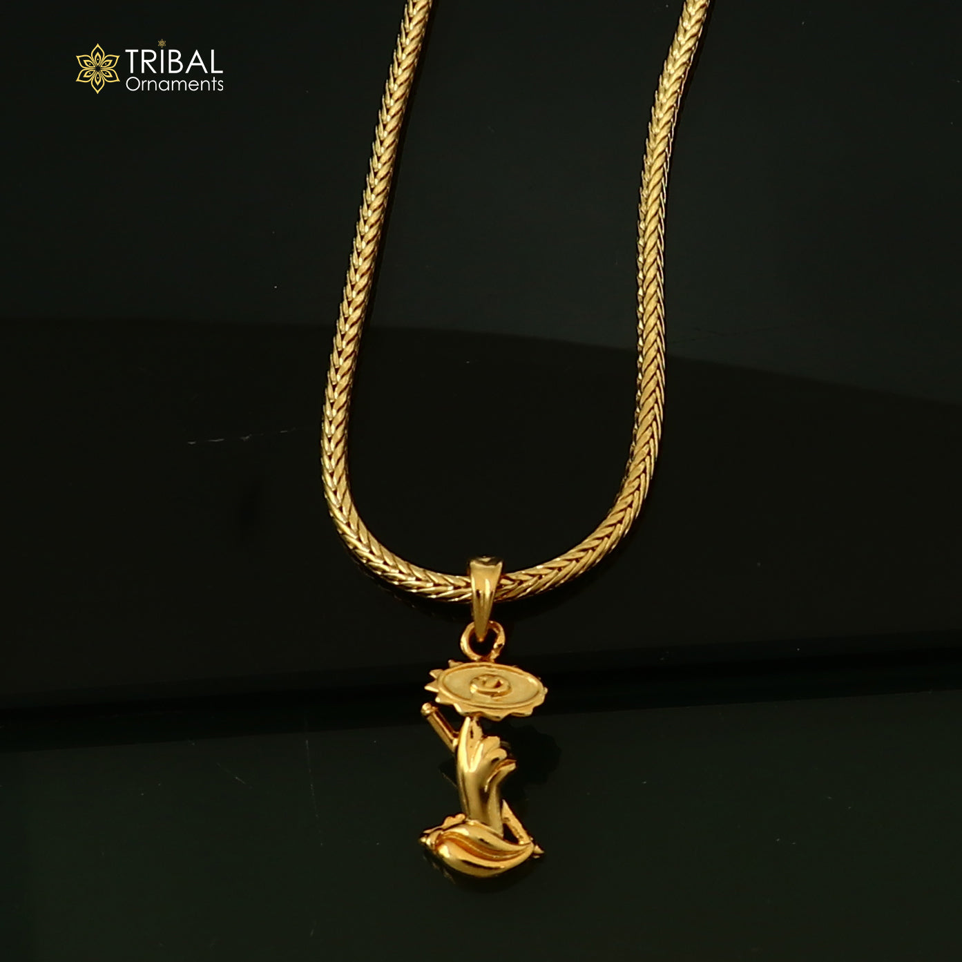 925 sterling silver Sudarshan chakra  pendant, amazing divine pendant locket tribal jewelry nsp1102 - TRIBAL ORNAMENTS