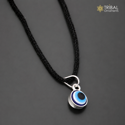 925 sterling silver evil eye Pendant girls or kids for protection jewelry nsp1124