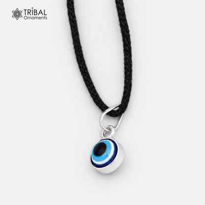 925 sterling silver evil eye Pendant girls or kids for protection jewelry nsp1124