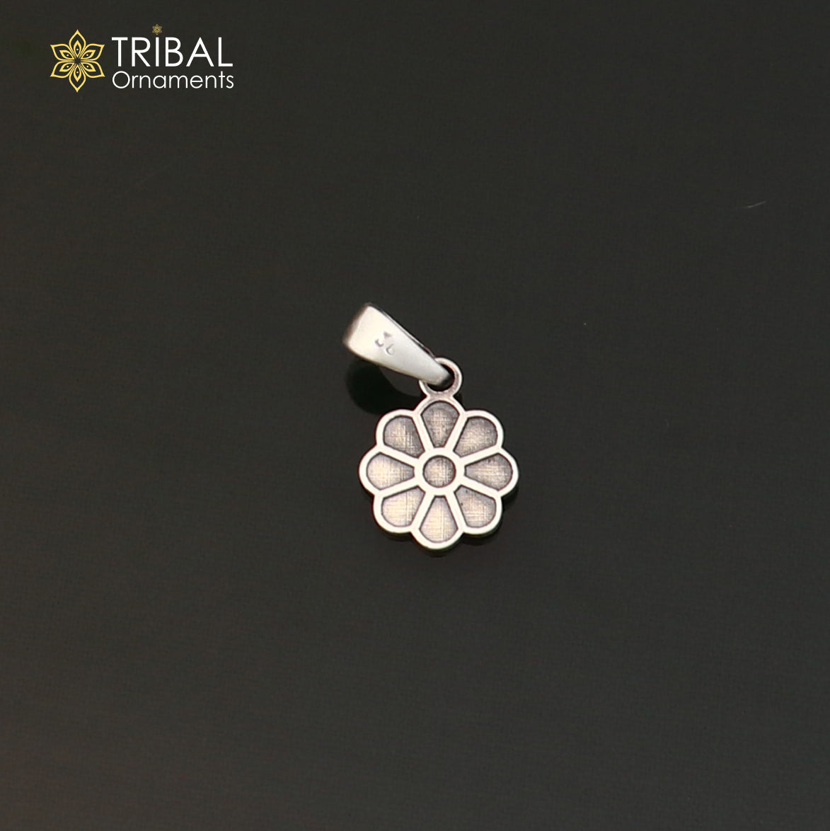 925 sterling silver flower design Pendant stylish unisex jewelry nsp1134
