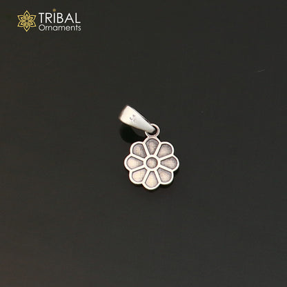925 sterling silver flower design Pendant stylish unisex jewelry nsp1134