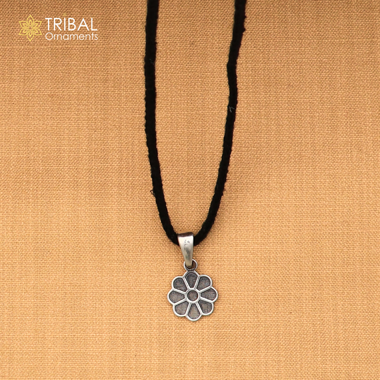 925 sterling silver flower design Pendant stylish unisex jewelry nsp1134