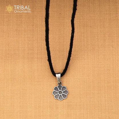 925 sterling silver flower design Pendant stylish unisex jewelry nsp1134