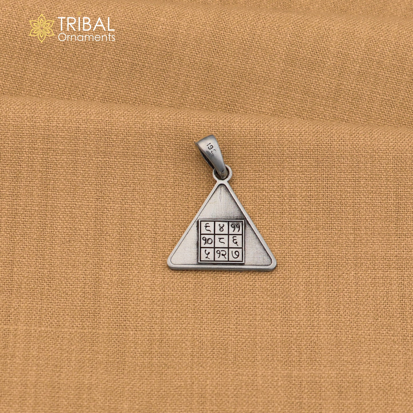 925 sterling silver Budh Pyra Yantra Pendant with chain stylish unisex jewelry nsp1143