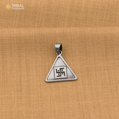 925 sterling silver Surya Pyra Yantra pendant with chain stylish unisex jewelry nsp1144