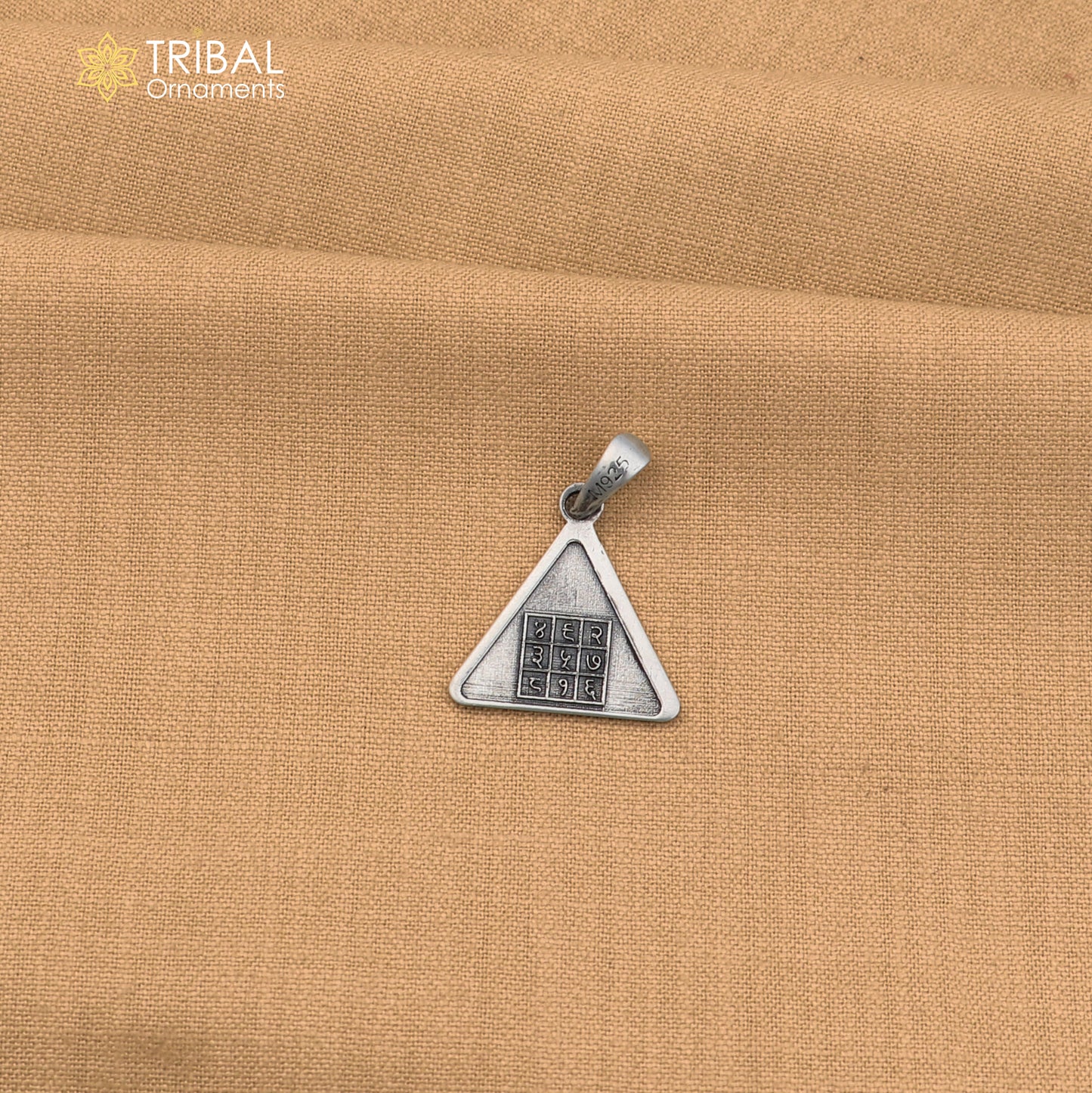 925 sterling silver Surya Pyra Yantra pendant with chain stylish unisex jewelry nsp1144