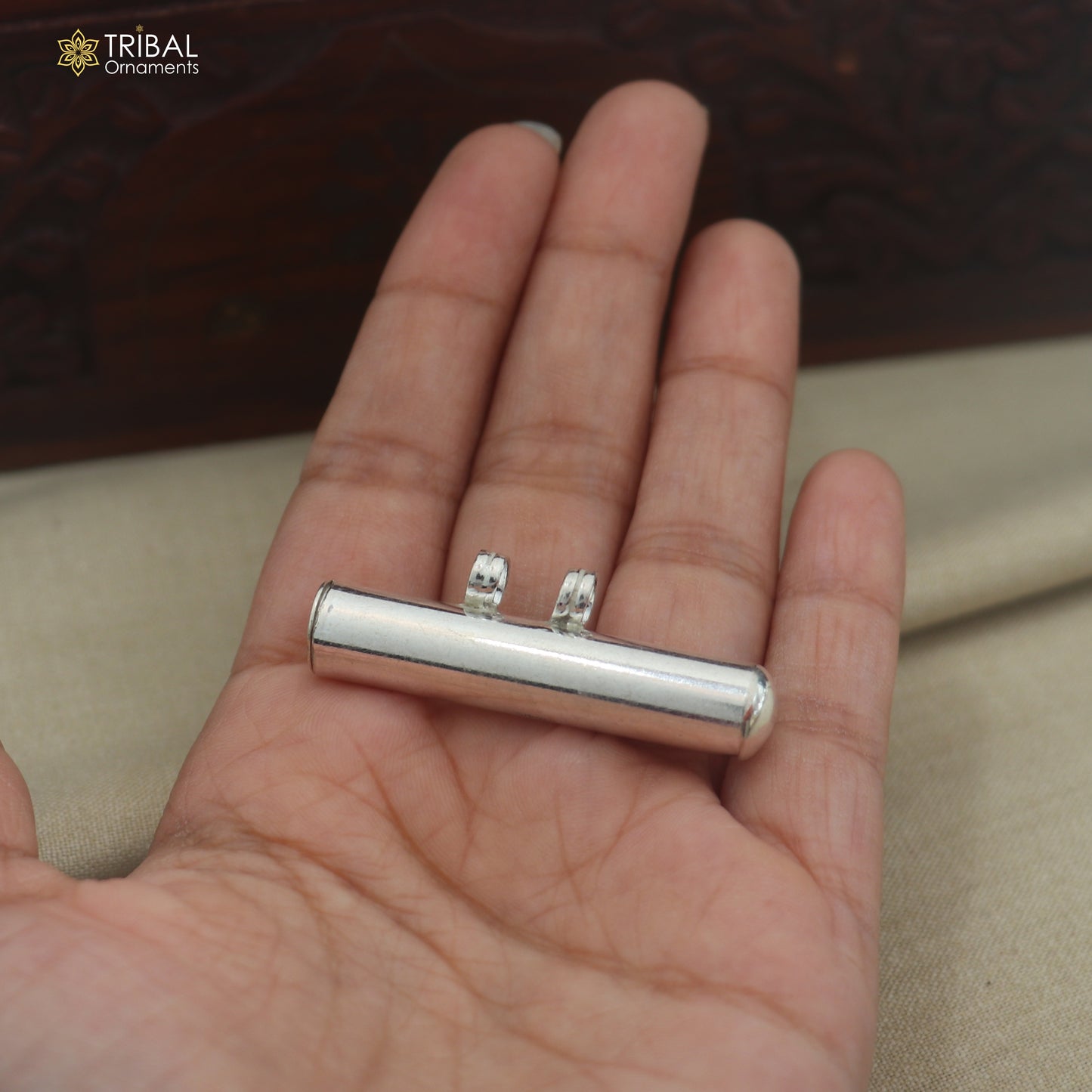925 Sterling silver amulet box pendant mantra box, silver tabiz nsp1185