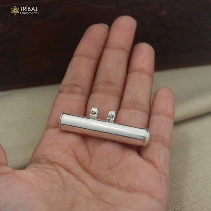 925 Sterling silver amulet box pendant mantra box, silver tabiz nsp1185