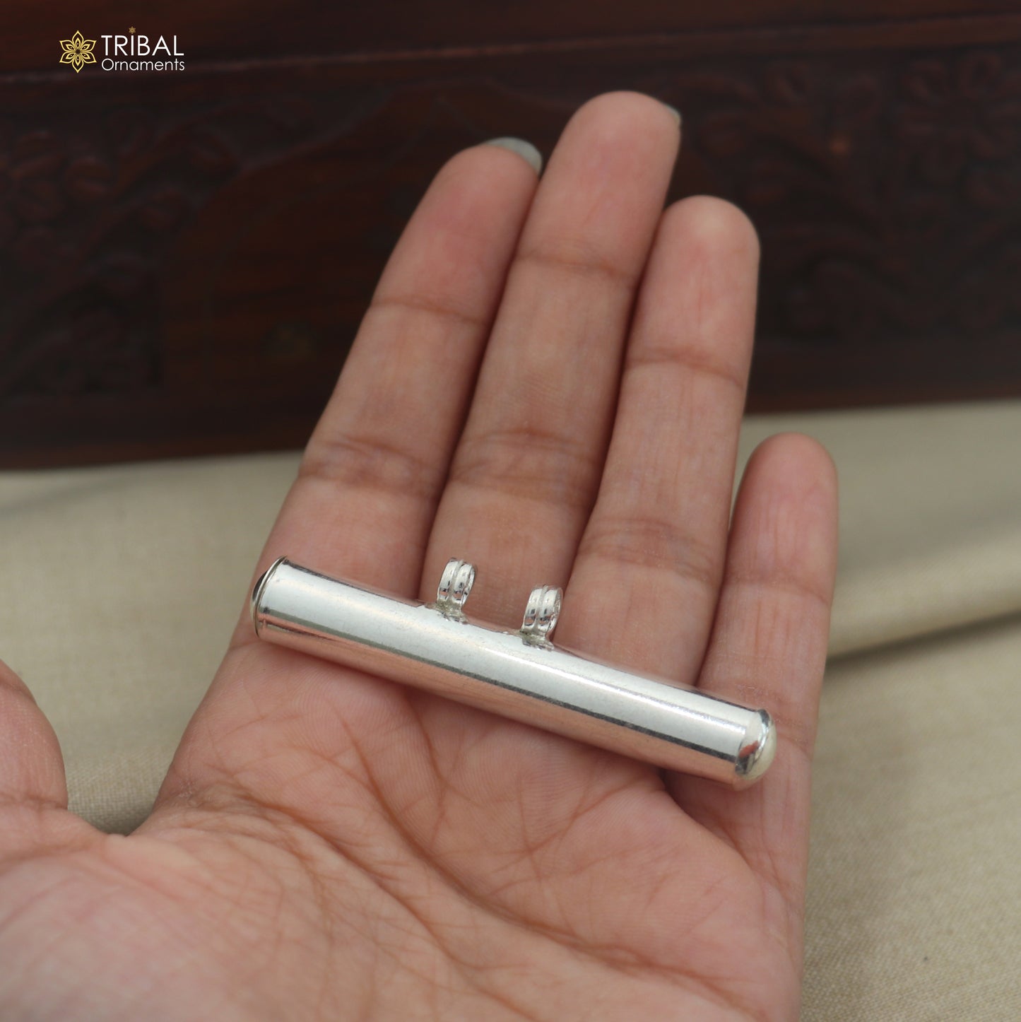 925 Sterling silver amulet box pendant mantra box, silver tabiz nsp1185