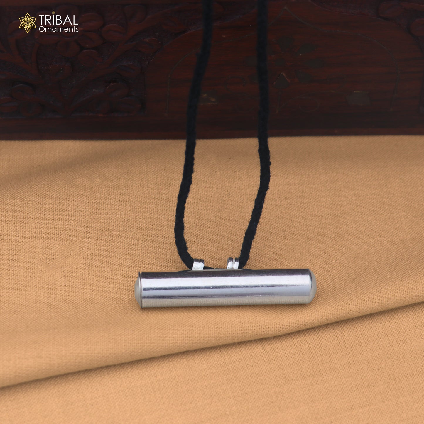 925 Sterling silver amulet box pendant mantra box, silver tabiz nsp1185