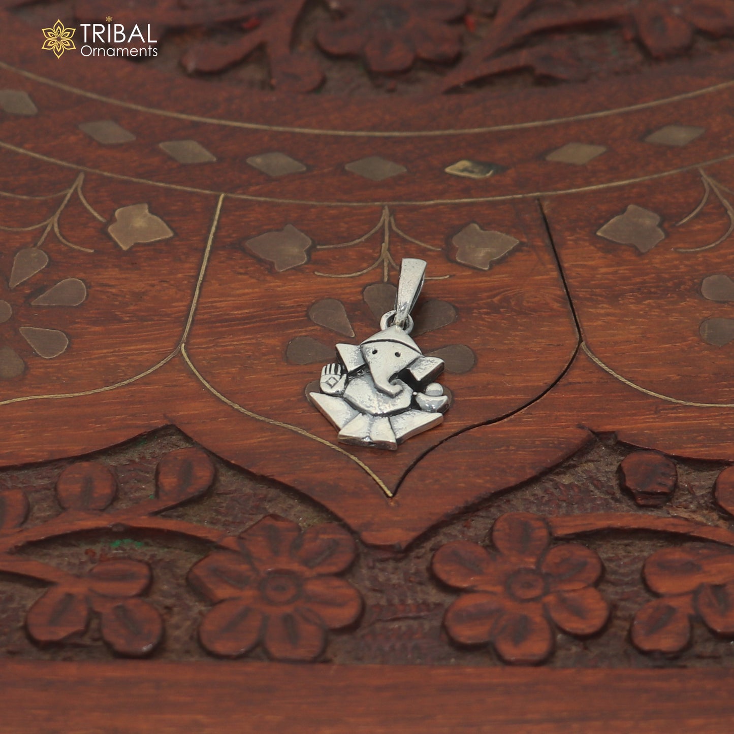 925 Sterling silver Ganesha Pendant unisex jewelry nsp1189