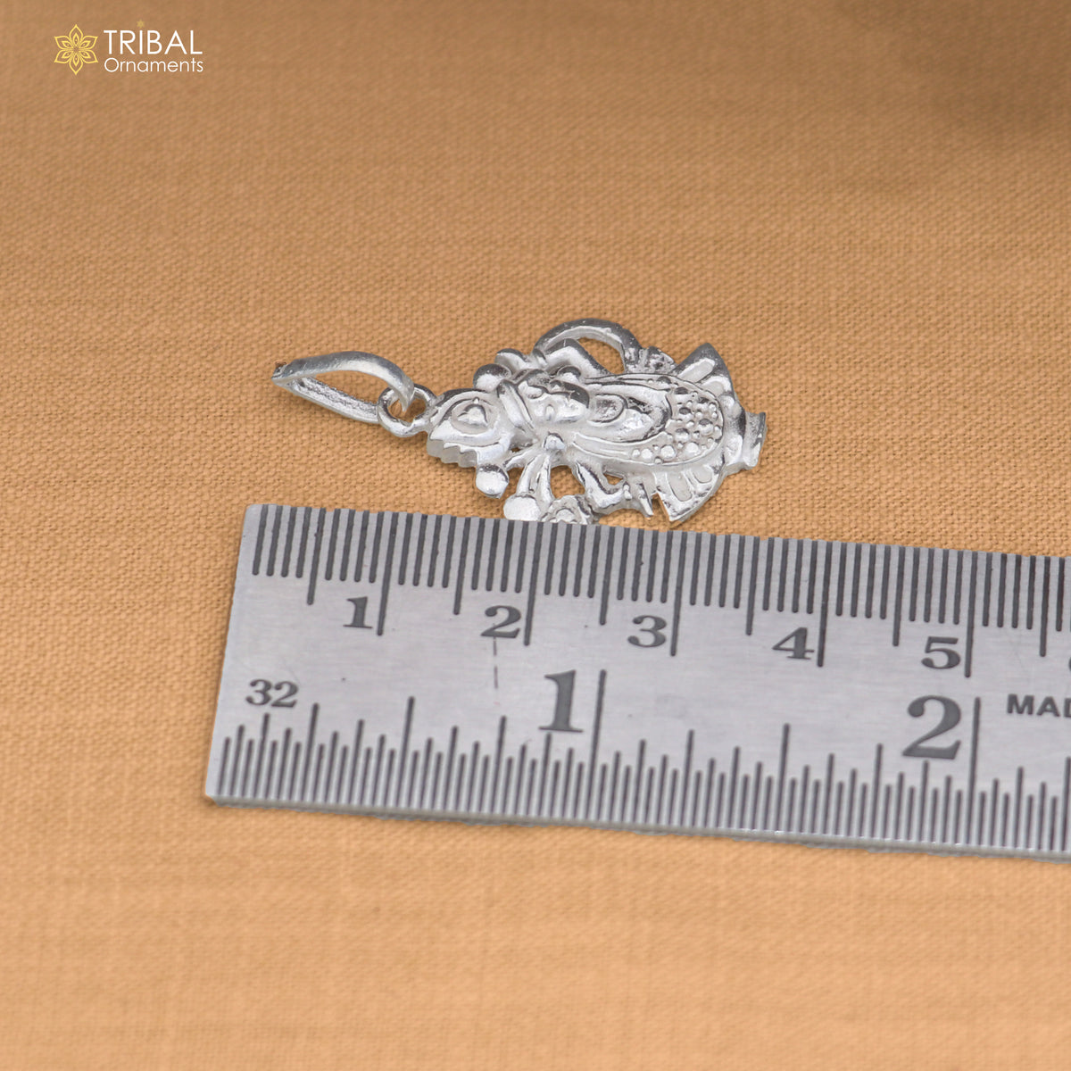 925 sterling silver lord Govardhan Srinath ji pendant with chain unisex jewelry nsp1192