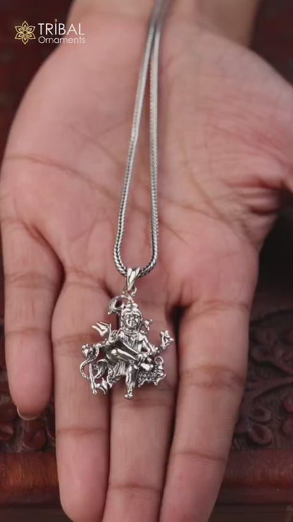 925 sterling silver Lord MAHAKAL pendant unisex jewelry NSP680