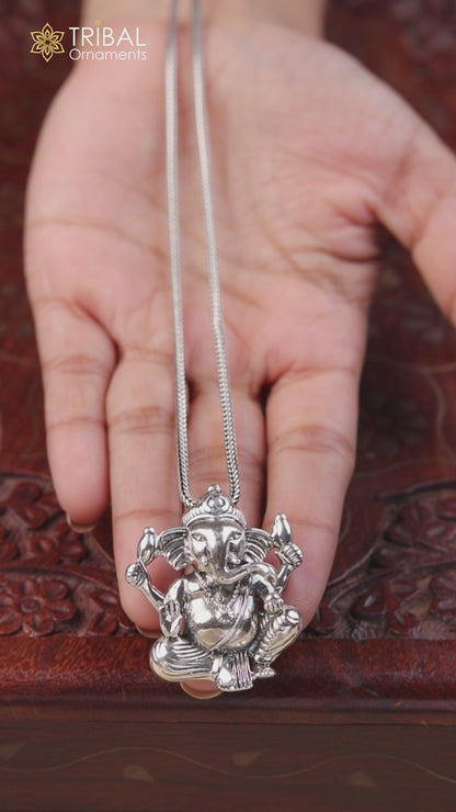 925 sterling silver Lord Ganesha pendant amazing personalized jewelry ssp507
