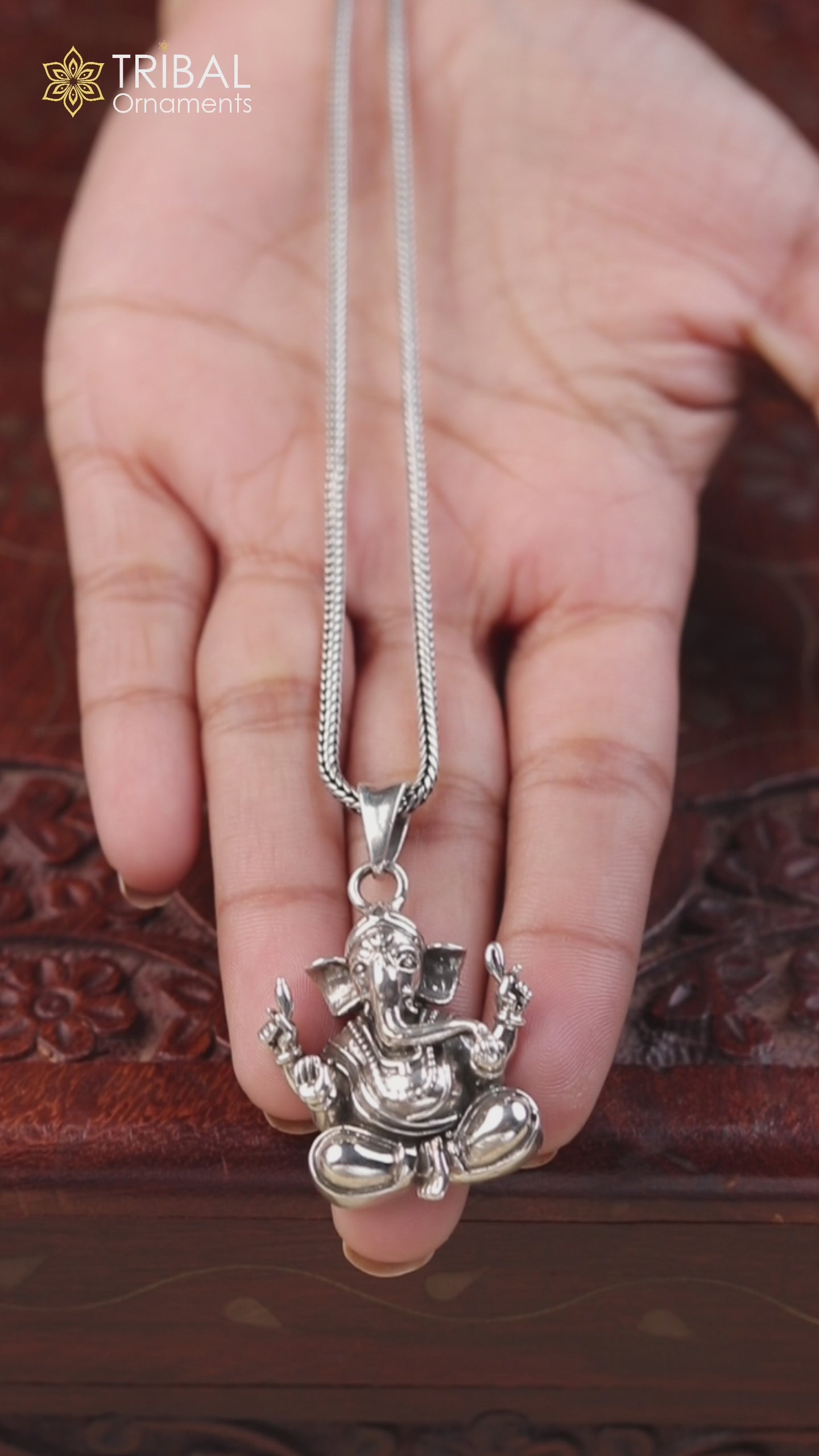 925 sterling silver Lord Ganesha pendant amazing personalized