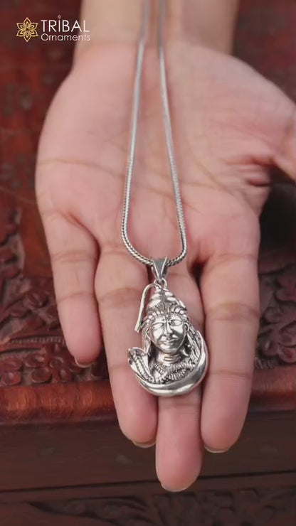 925 sterling silver Lord Shiva pendant unisex customized jewelry ssp528