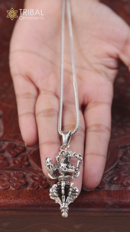925 sterling silver Lord Ganesha pendant amazing unisex personalized jewelry ssp512