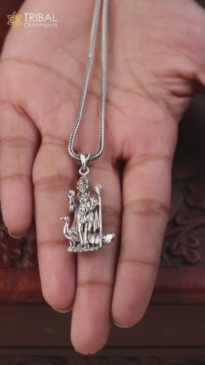 925 sterling silver lord murungan Kartikeya pendant elegant unisex jewelry ssp1614