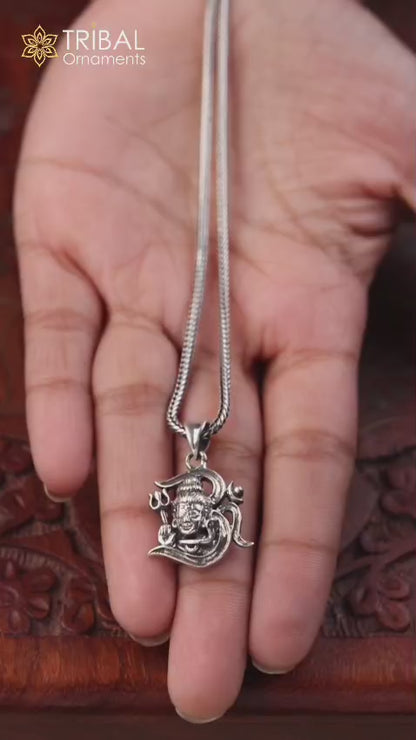 925 sterling silver Lord Shiva Pendant amazing stunning unisex gifting jewelry ssp551