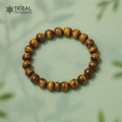 8 MM tiger eye natural crystal stone beaded handmade bracelet, customized unisex Jewelry, stnbr161