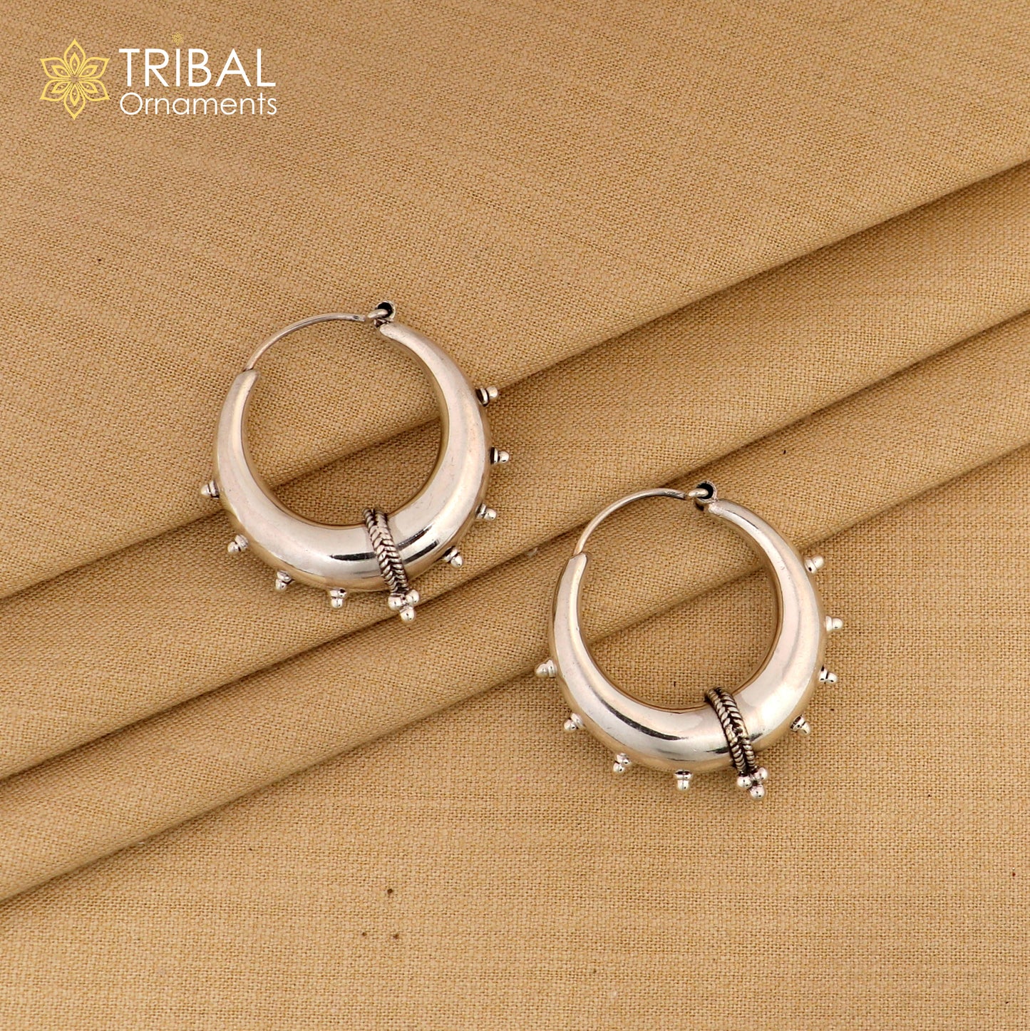 925 sterling silver handmade vintage ethnic style hoops earrings kundal,ethnic gorgeous bali tribal belly dance jewelry from india s1069