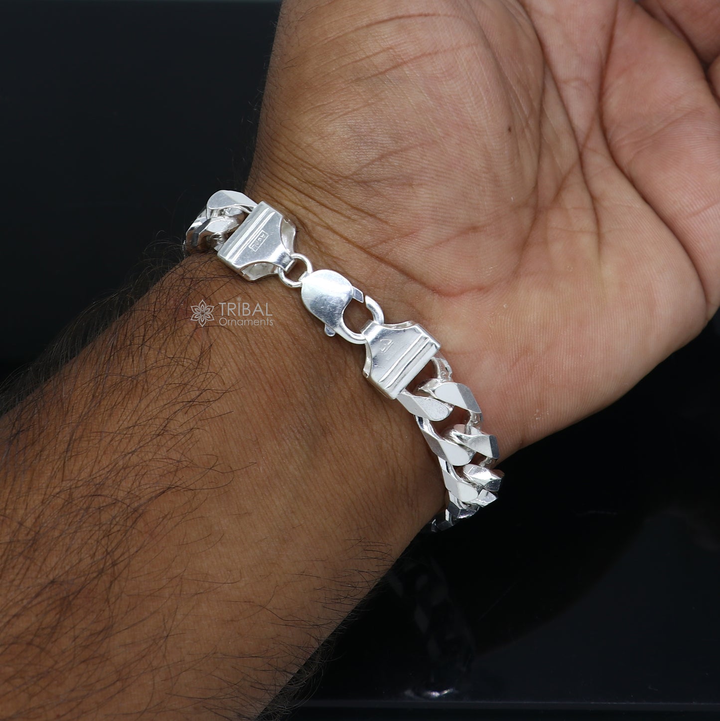 10 mm/12mm  8.5inches 925 sterling silver heavy chain bracelet, excellent men's gifting  jewelry sbr745