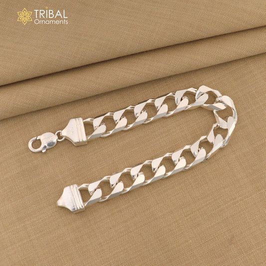 10 mm/12mm  8.5inches 925 sterling silver heavy chain bracelet, excellent men's gifting  jewelry sbr745