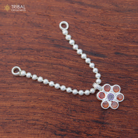 925 sterling silver beaded chain necklace for Lord Krishna Laddu Gopala jewelry set840