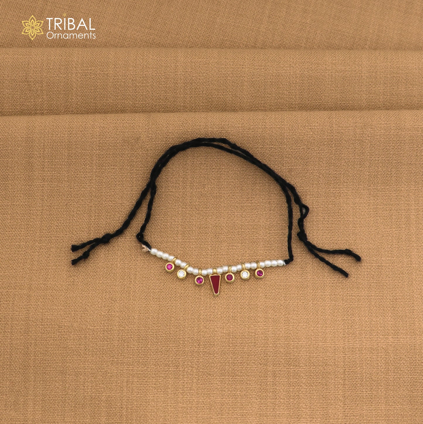 925 sterling silver pearl style pink stone necklace for idols or god statues gold polished jewelry set862