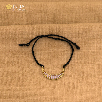 925 sterling silver pearl style baby pink stone necklace for idols or god statues gold polished jewelry set871