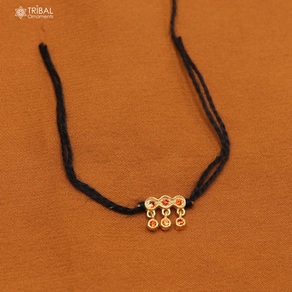 925 sterling silver orange stone necklace for idols or god statues gold polished jewelry set879