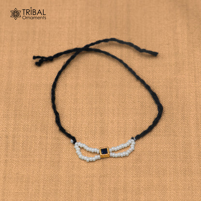 925 sterling silver pearl and blue stone necklace for idols or god statues gold polished jewelry set881