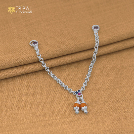 925 sterling silver link chain necklace for Lord Krishna Laddu Gopala jewelry set891