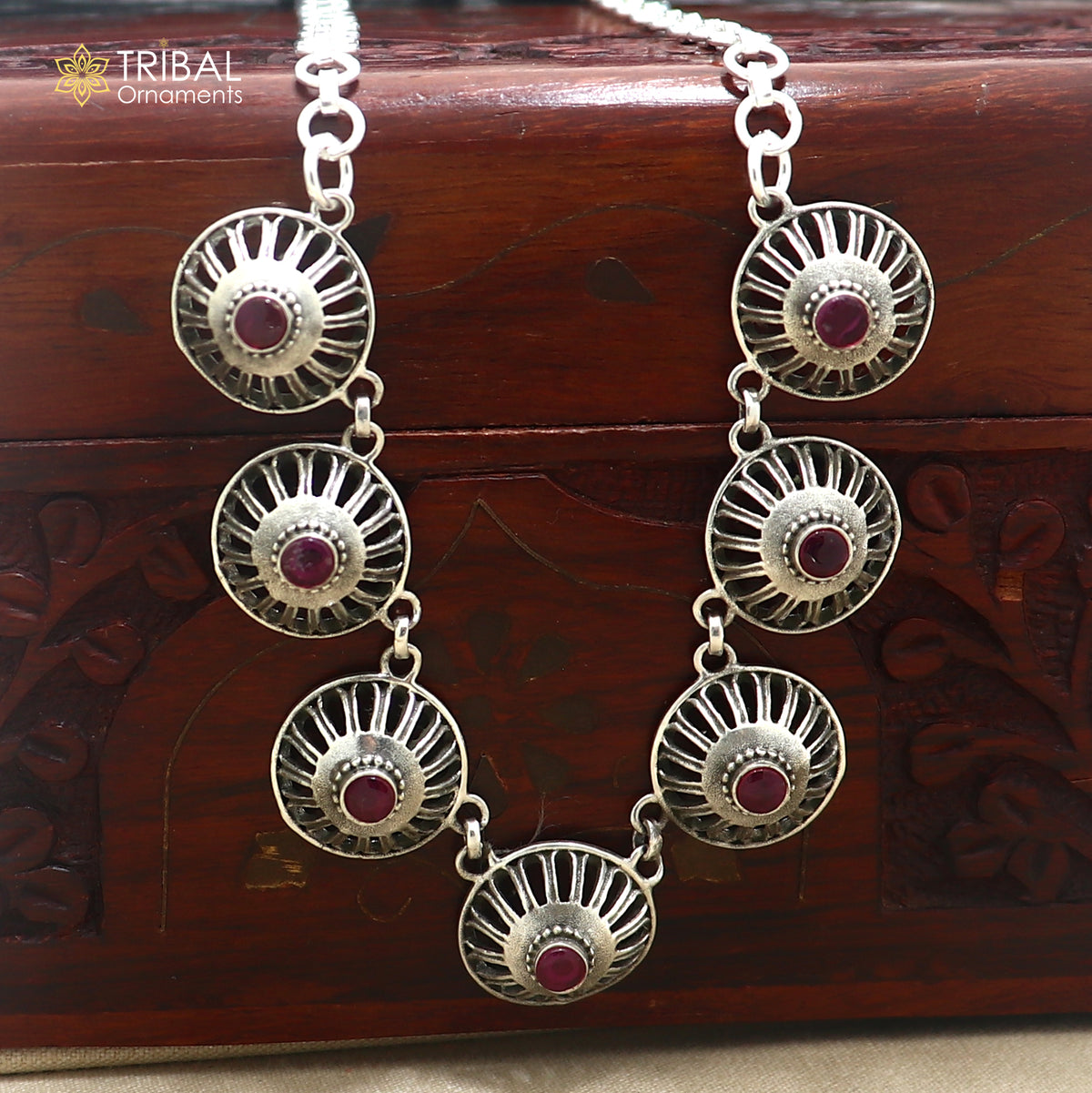 925 sterling silver traditional fit neck stone choker necklace best belly dance jewelry set921