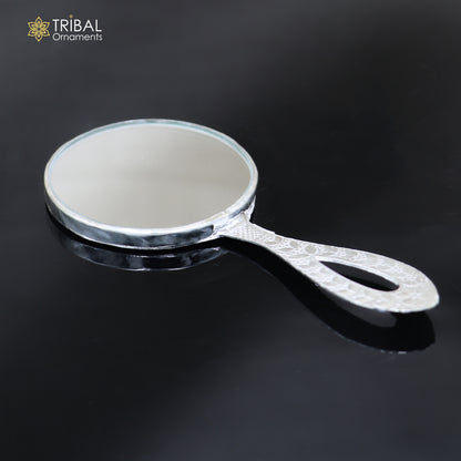 925 sterling silver fabulous style mirror frame, amazing royal brides gifting article from india  sf38