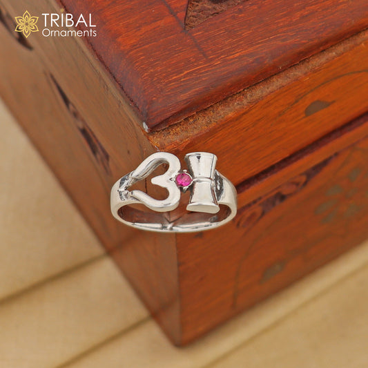 925 sterling silver vintage customized design shiva trident trishul ring band, excellent customized pretty ring unisex jewelry sr281