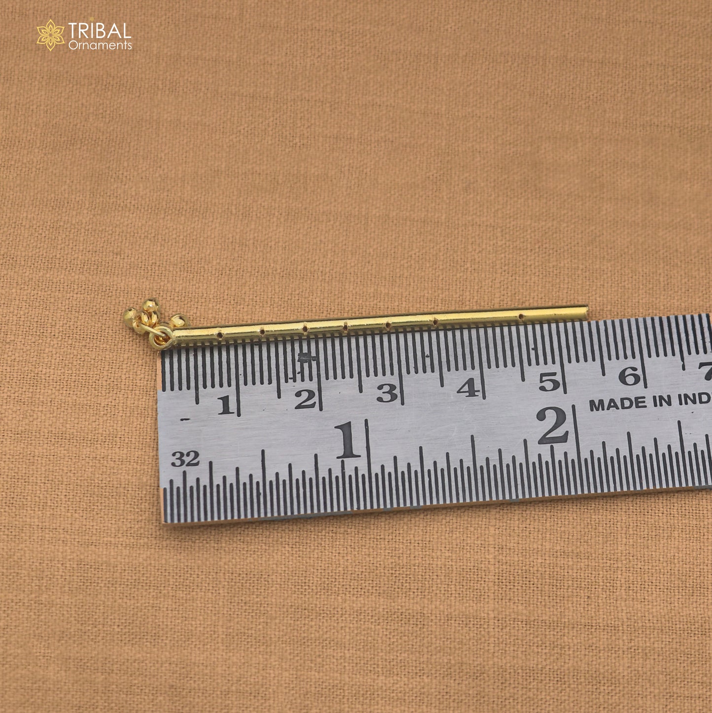 925 sterling silver laddu Gopala bansuri Krishna article su1453