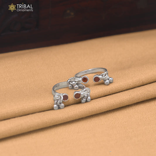 925 sterling silver plain stone design laddu Gopala bangle kada traditional Krishna jewelry su1461
