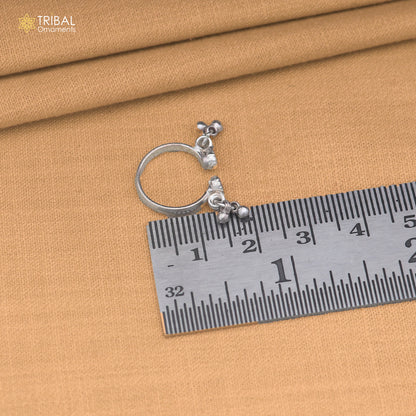 925 sterling silver plain stone design laddu Gopala bangle kada traditional Krishna jewelry su1461